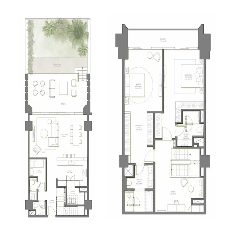 Nakheel Palm Beach Tower 3 floor plan