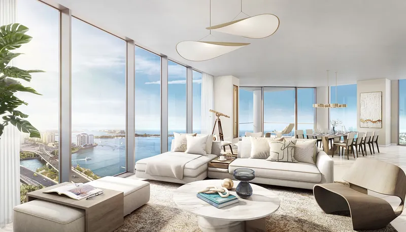 Interior at Palm Beach Tower 3 in Dubai Marina Dubai