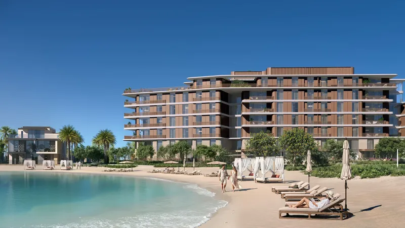 Exterior at Palm Central Private Residences Phase 2 in Palm Jebel Ali Dubai