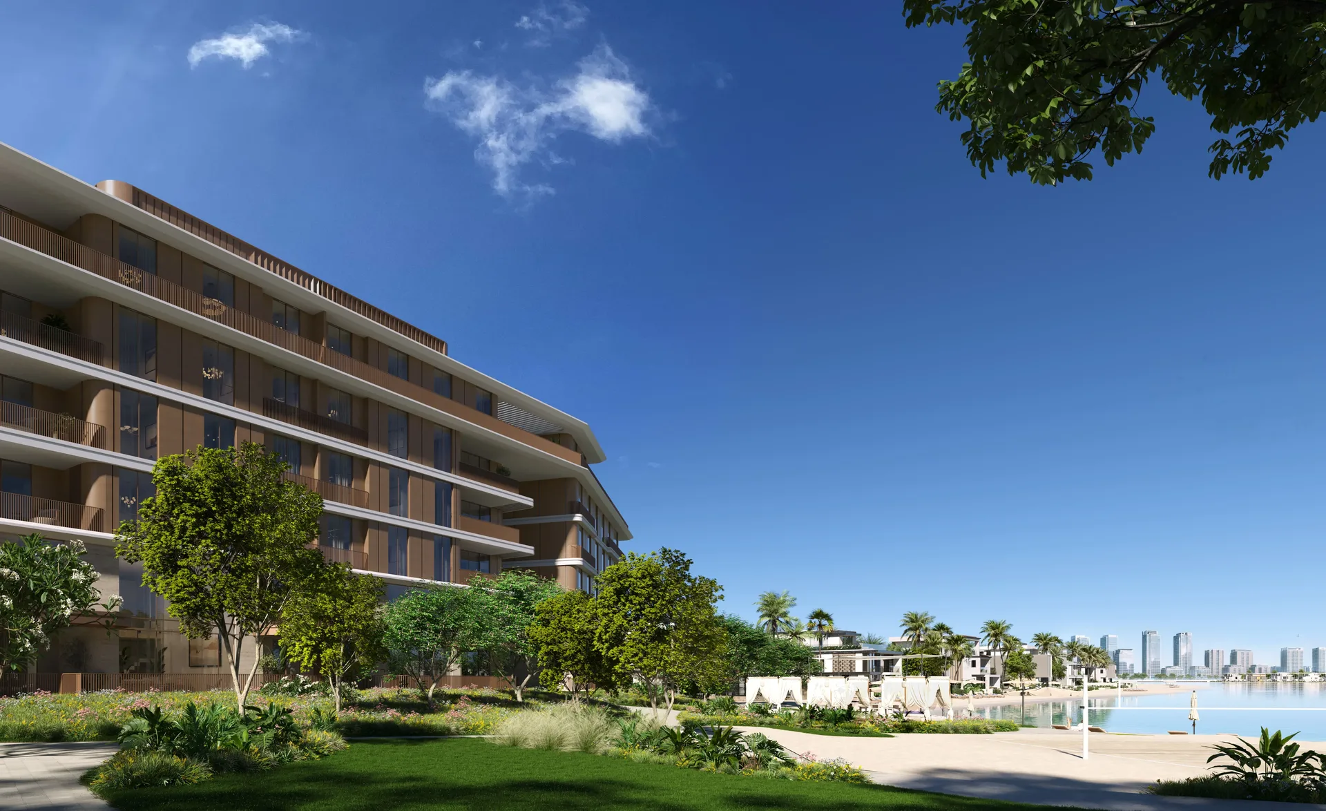 Exterior at Palm Central Private Residences Phase 2 in Palm Jebel Ali Dubai