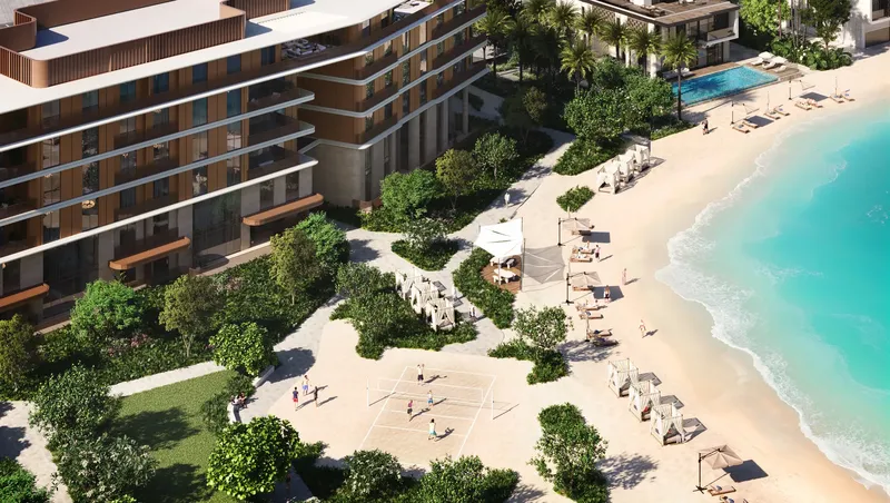Exterior at Palm Central Private Residences Phase 2 in Palm Jebel Ali Dubai