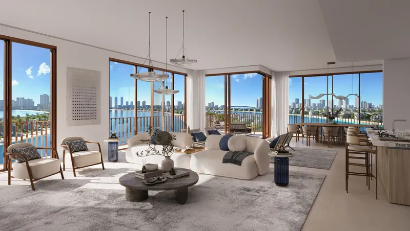 Interior at Palm Central Private Residences Phase 2 in Palm Jebel Ali Dubai
