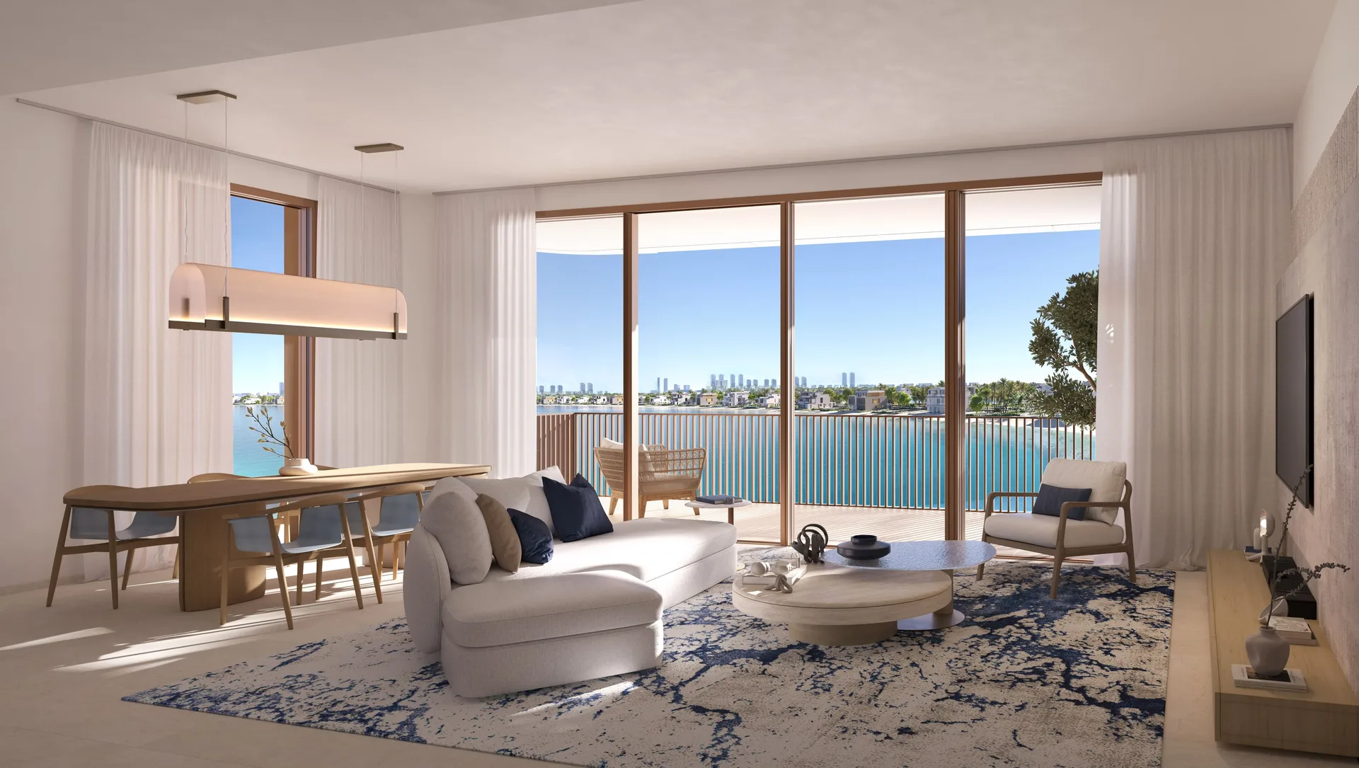 Interior at Palm Central Private Residences Phase 2 in Palm Jebel Ali Dubai