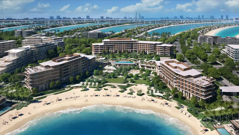 Exterior at Palm Central Private Residences Phase 2 in Palm Jebel Ali Dubai
