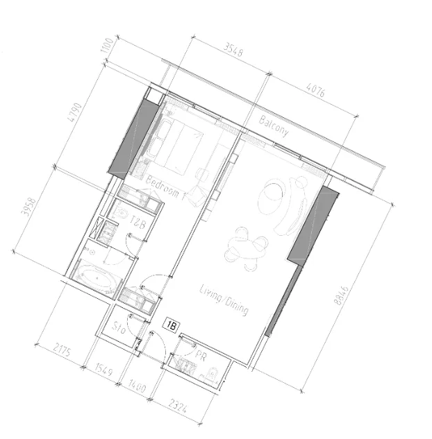 DAMAC Paramount Tower Hotel And Residences floor plan