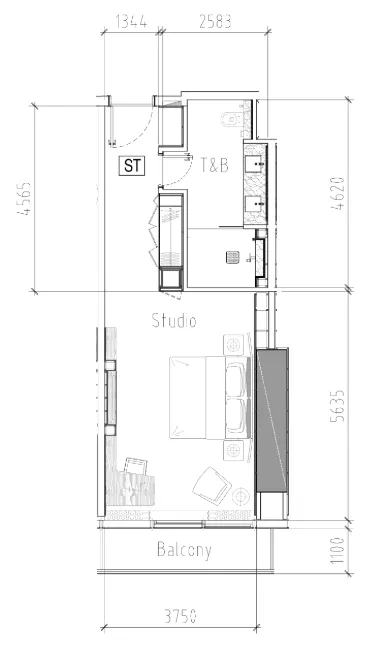 DAMAC Paramount Tower Hotel And Residences floor plan
