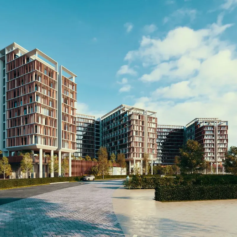 Exterior at Park Five in Dubai Production City Dubai