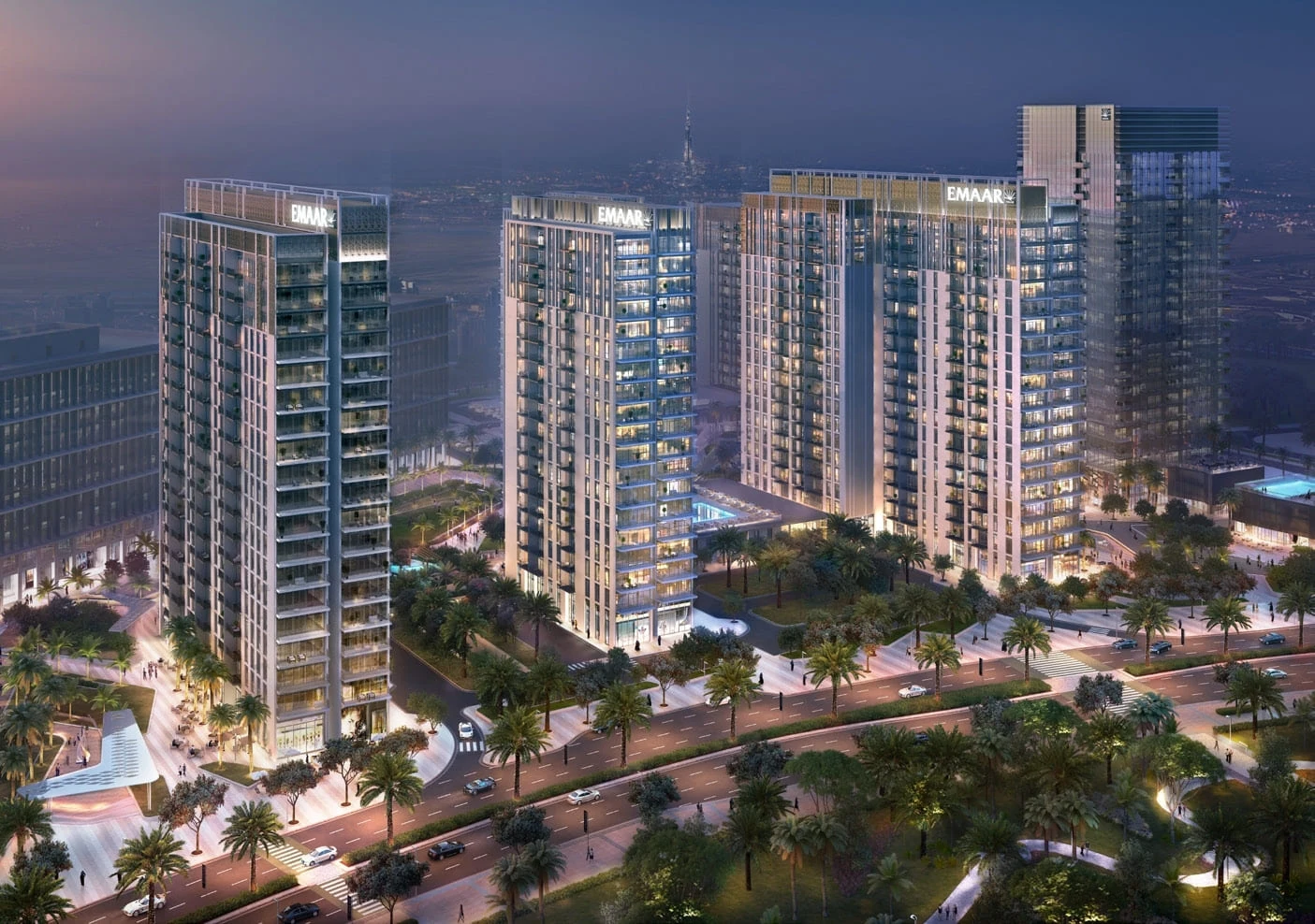 Park Heights apartments in Dubai Hills, Dubai