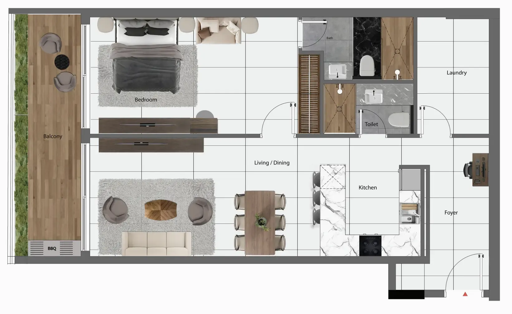 Heilbronn Properties Park Lane 2 by Heilbronn floor plan