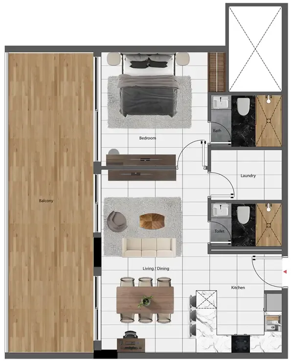 Heilbronn Properties Park Lane 2 by Heilbronn floor plan
