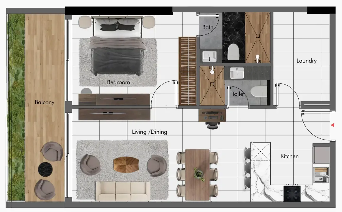 Heilbronn Properties Park Lane 2 by Heilbronn floor plan
