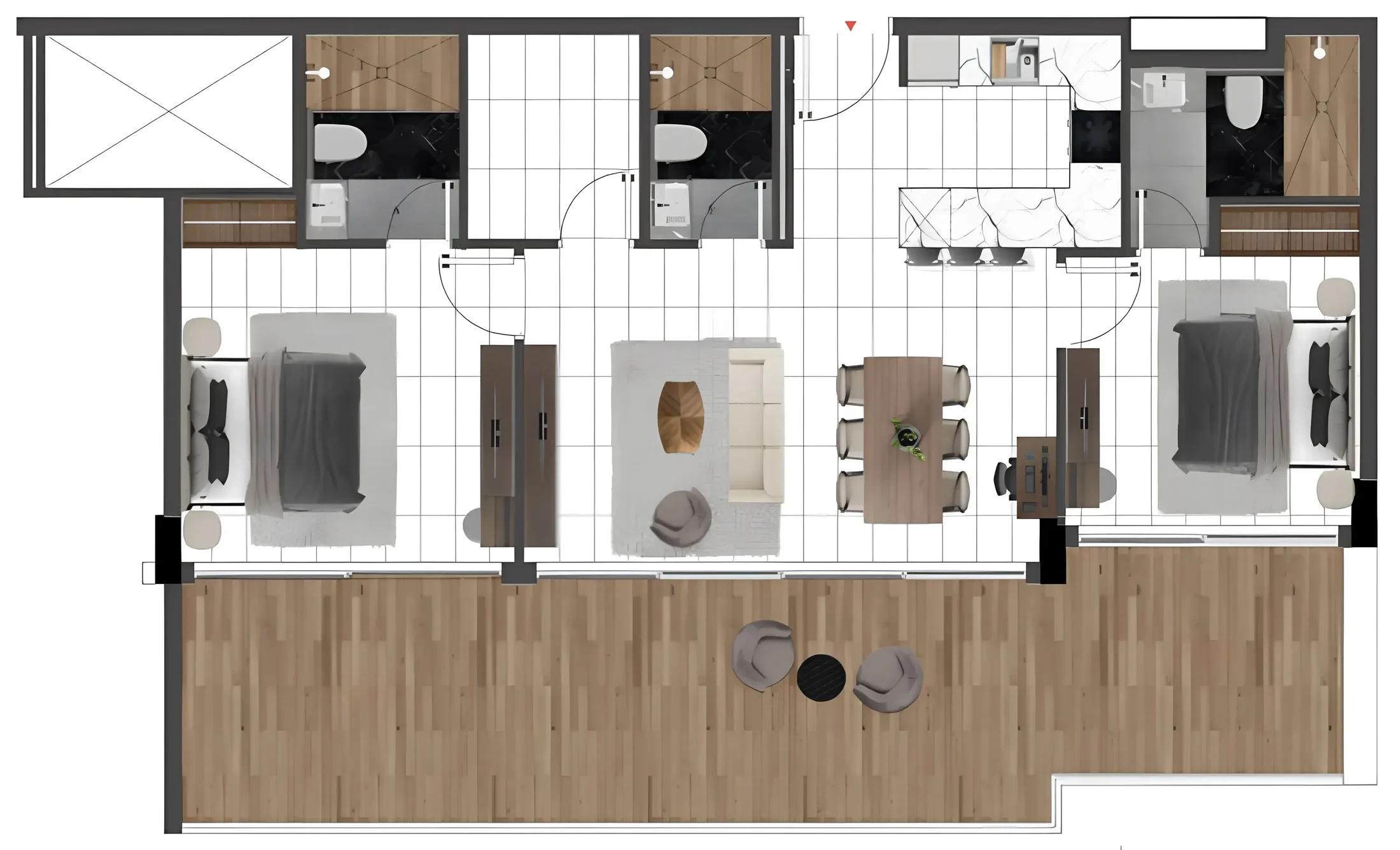 Heilbronn Properties Park Lane 2 by Heilbronn floor plan