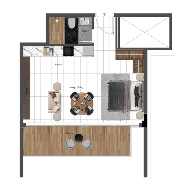 Heilbronn Properties Park Lane 2 by Heilbronn floor plan