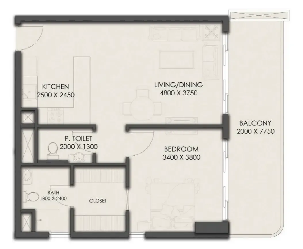Park Group Park Residency floor plan