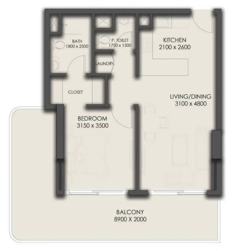 Park Group Park Residency floor plan