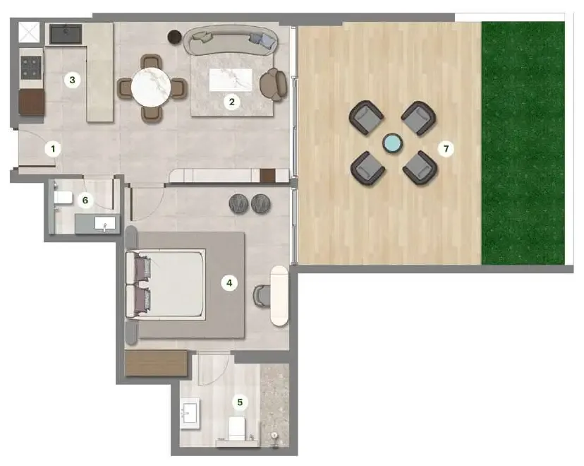 Alishaan Developments Parkgreen Residences floor plan