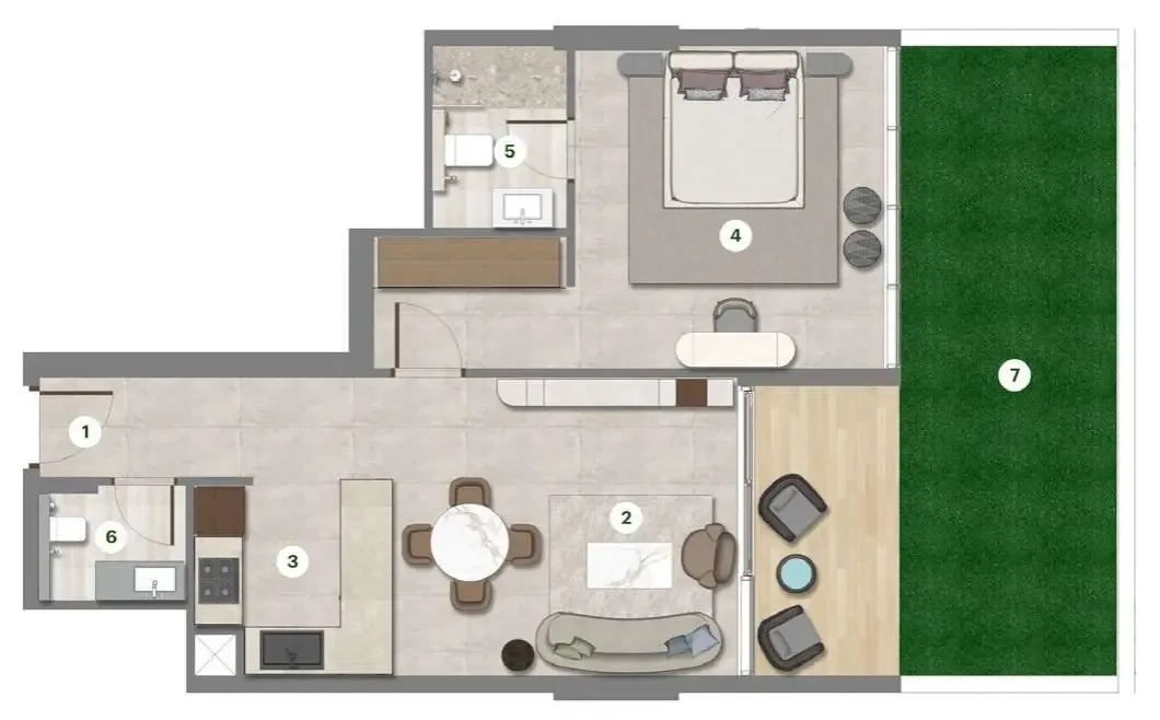 Alishaan Developments Parkgreen Residences floor plan