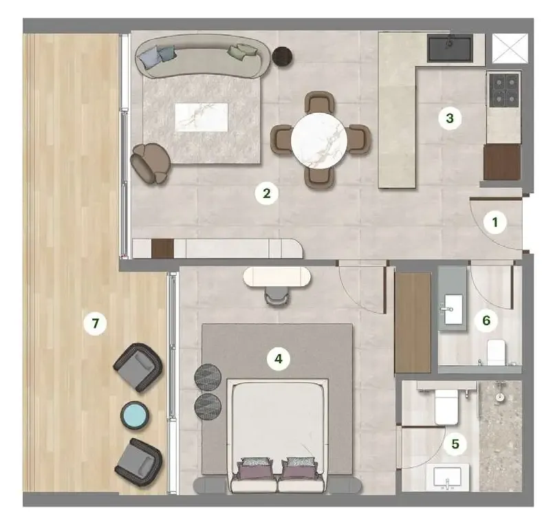 Alishaan Developments Parkgreen Residences floor plan