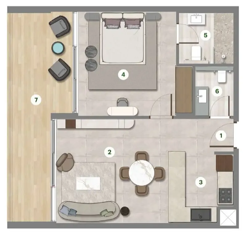 Alishaan Developments Parkgreen Residences floor plan