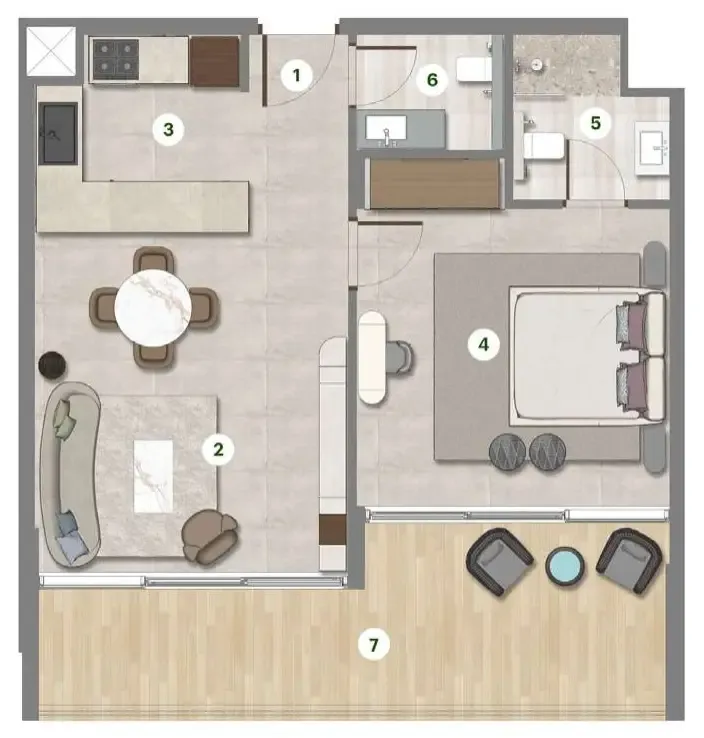 Alishaan Developments Parkgreen Residences floor plan