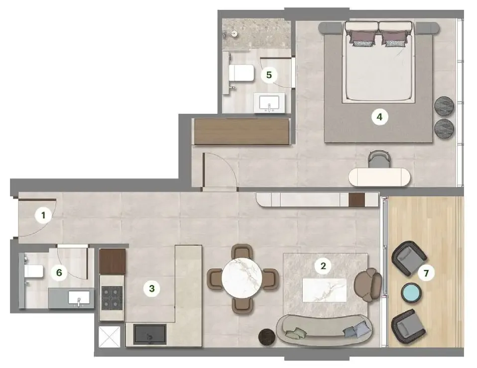 Alishaan Developments Parkgreen Residences floor plan