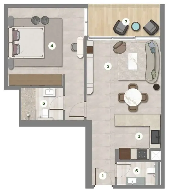 Alishaan Developments Parkgreen Residences floor plan
