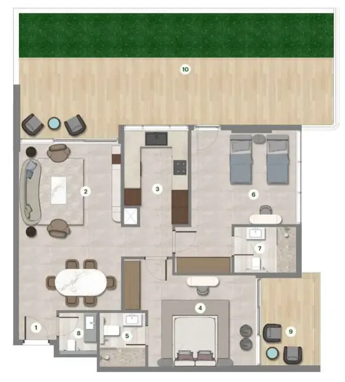 Alishaan Developments Parkgreen Residences floor plan