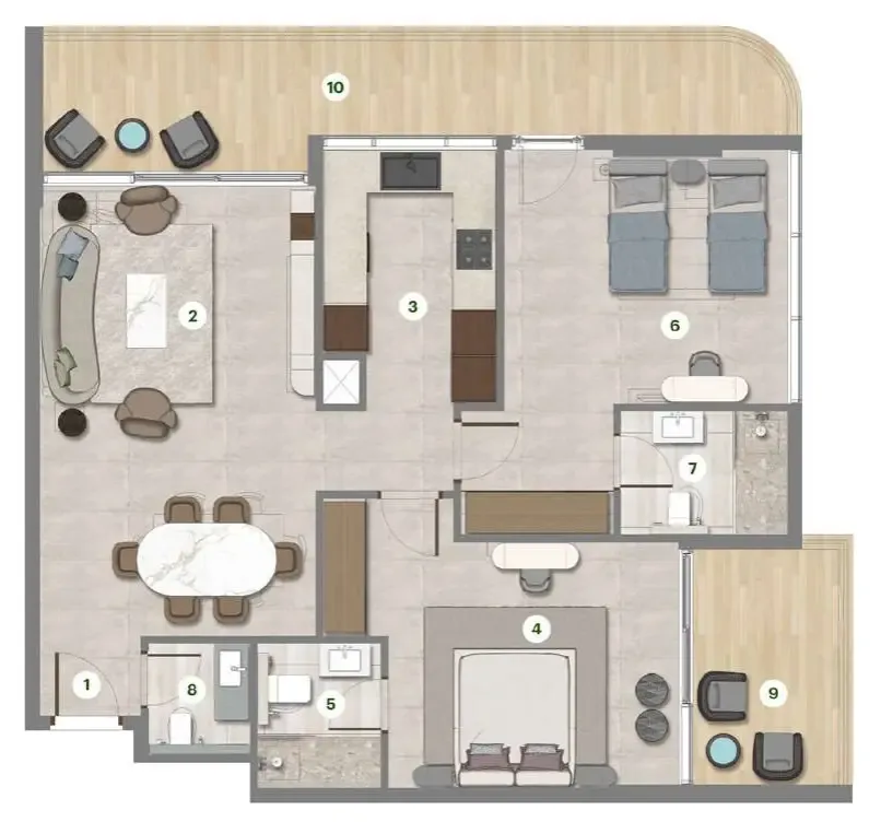 Alishaan Developments Parkgreen Residences floor plan
