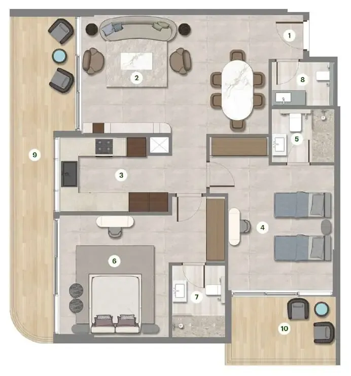 Alishaan Developments Parkgreen Residences floor plan