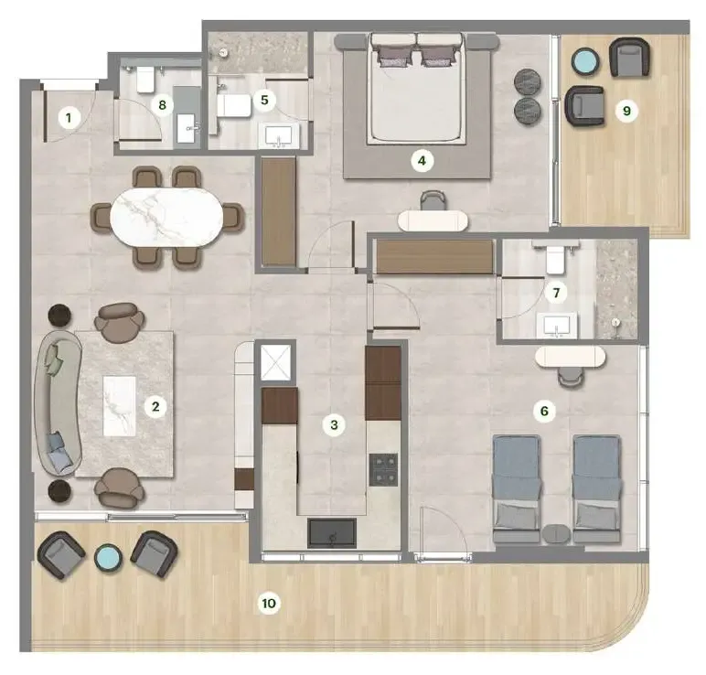 Alishaan Developments Parkgreen Residences floor plan