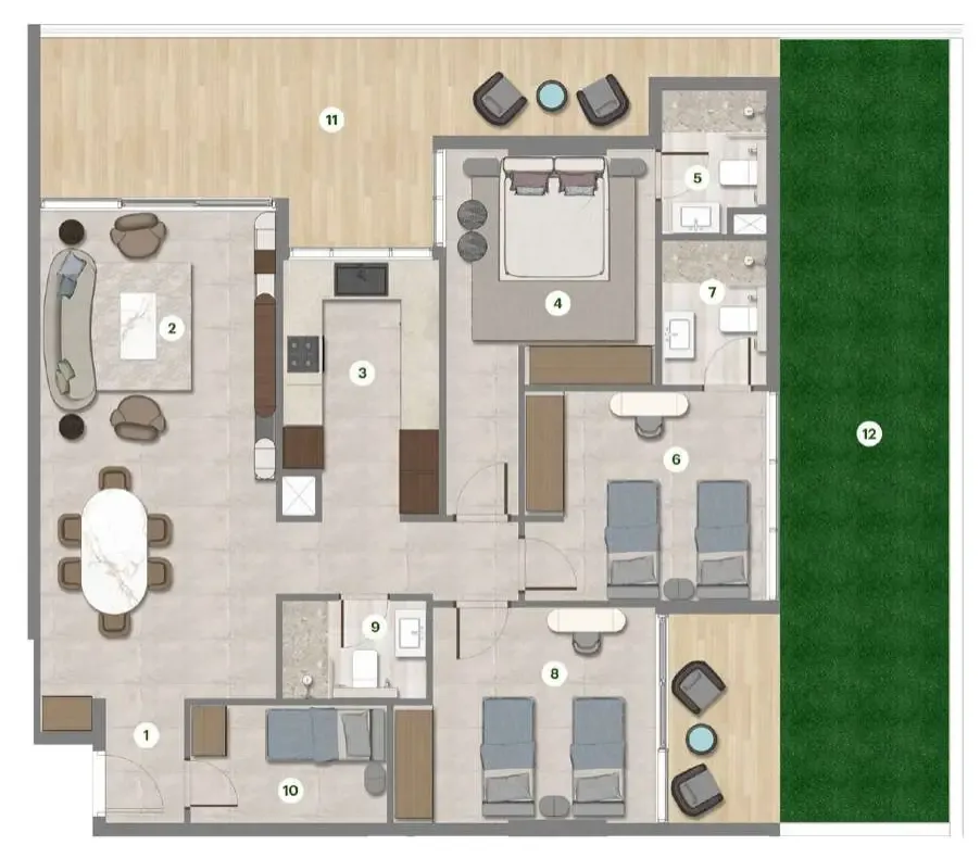 Alishaan Developments Parkgreen Residences floor plan