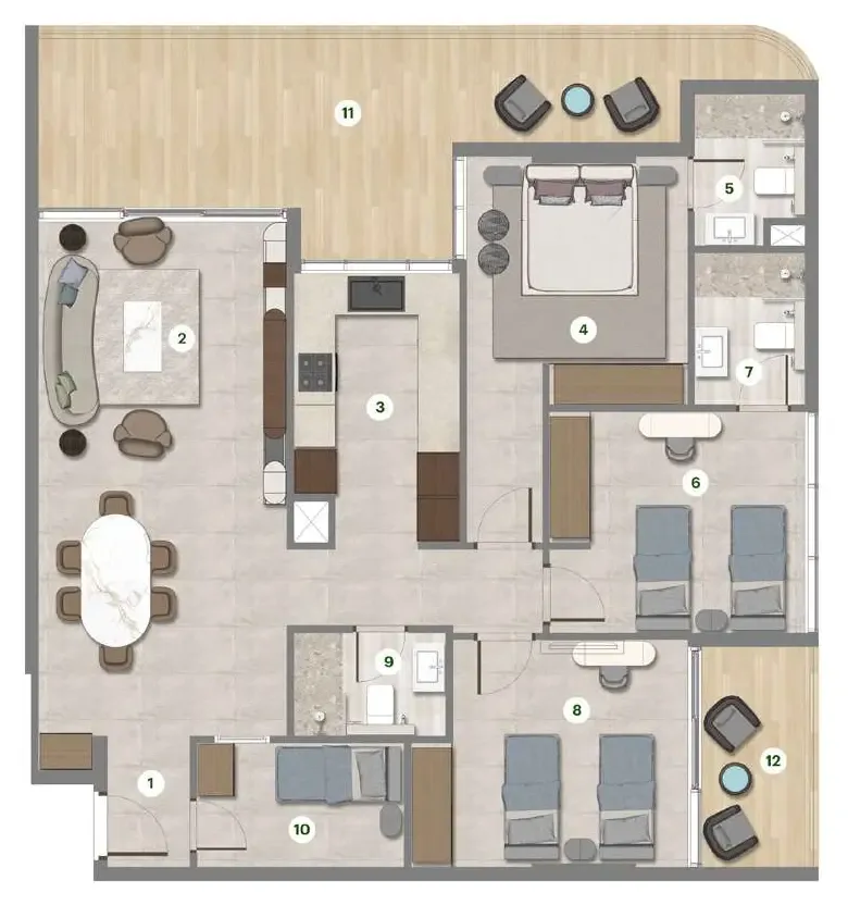 Alishaan Developments Parkgreen Residences floor plan