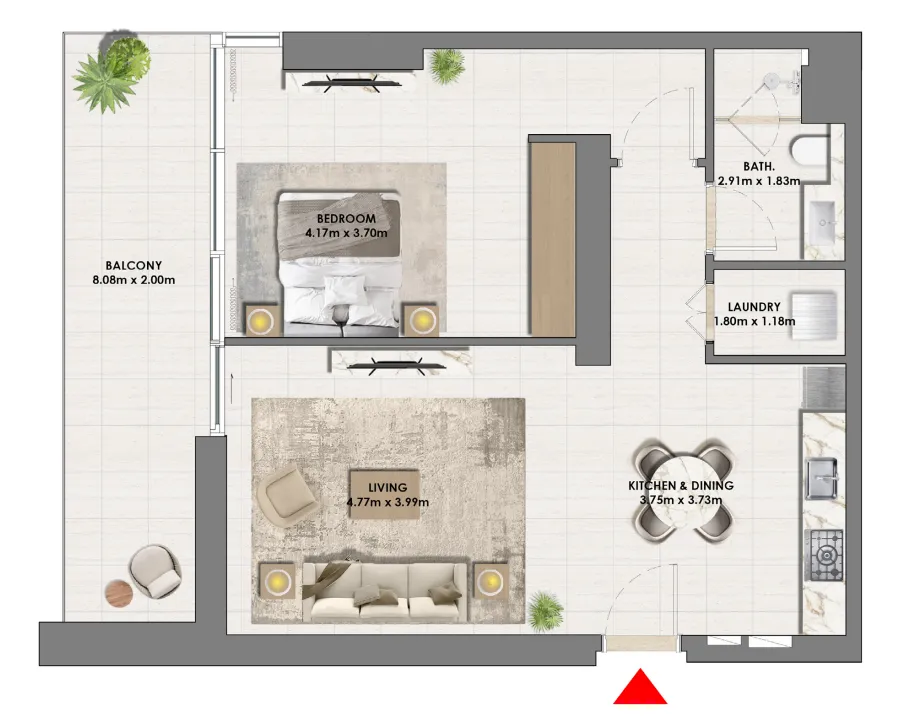 Emaar Parkside Views floor plan
