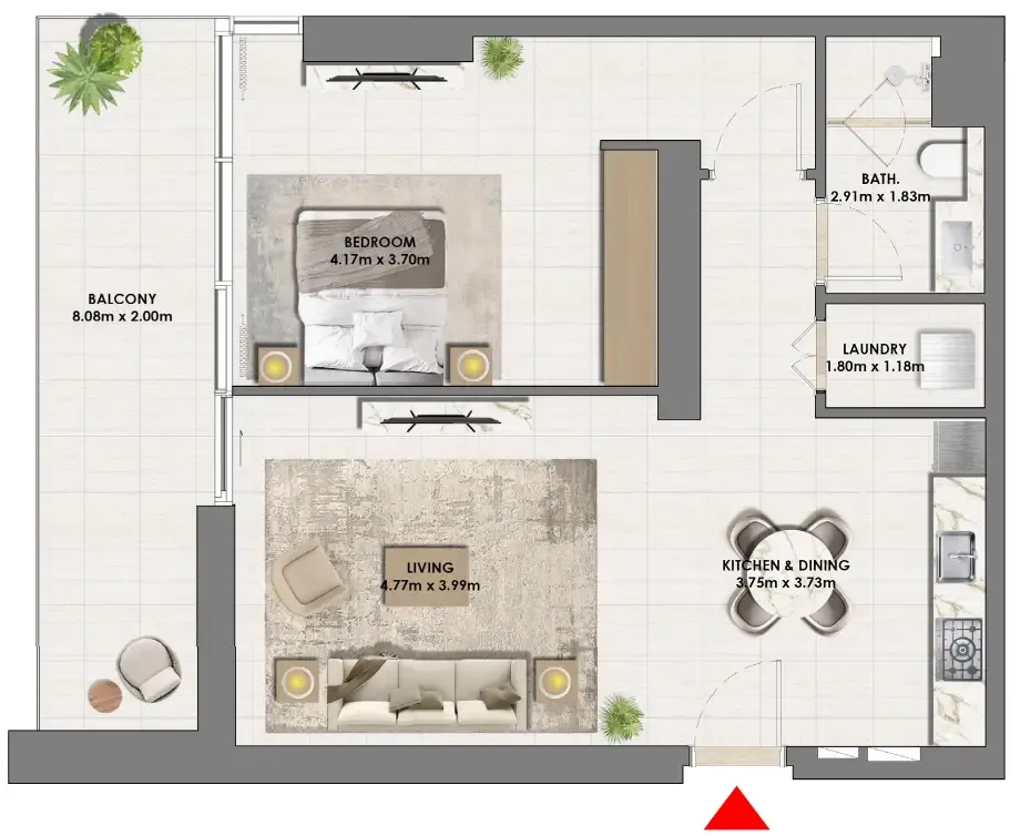 Emaar Parkside Views floor plan