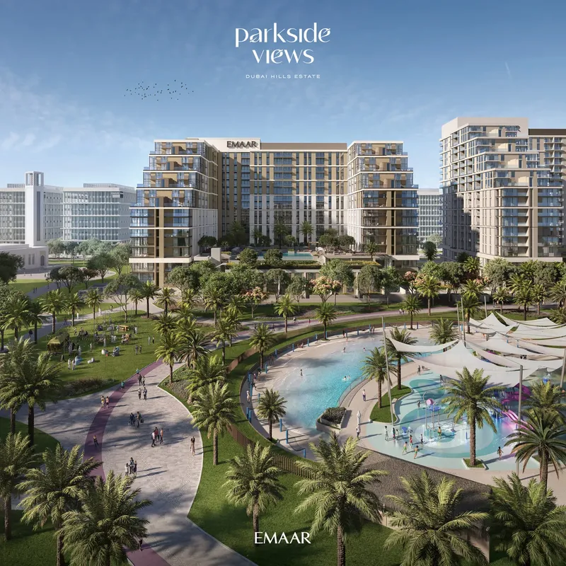 Exterior at Parkside Views in Dubai Hills Dubai