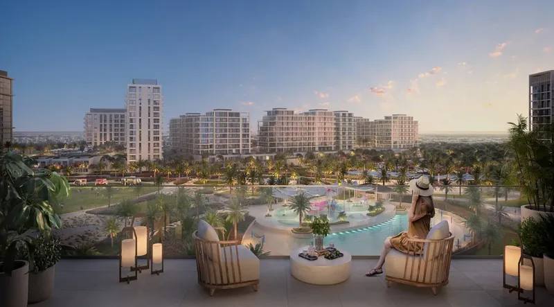 Exterior at Parkside Views in Dubai Hills Dubai