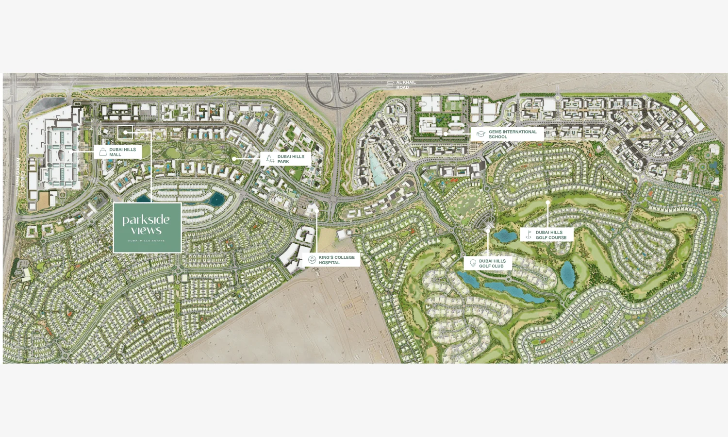 Emaar Parkside Views master plan