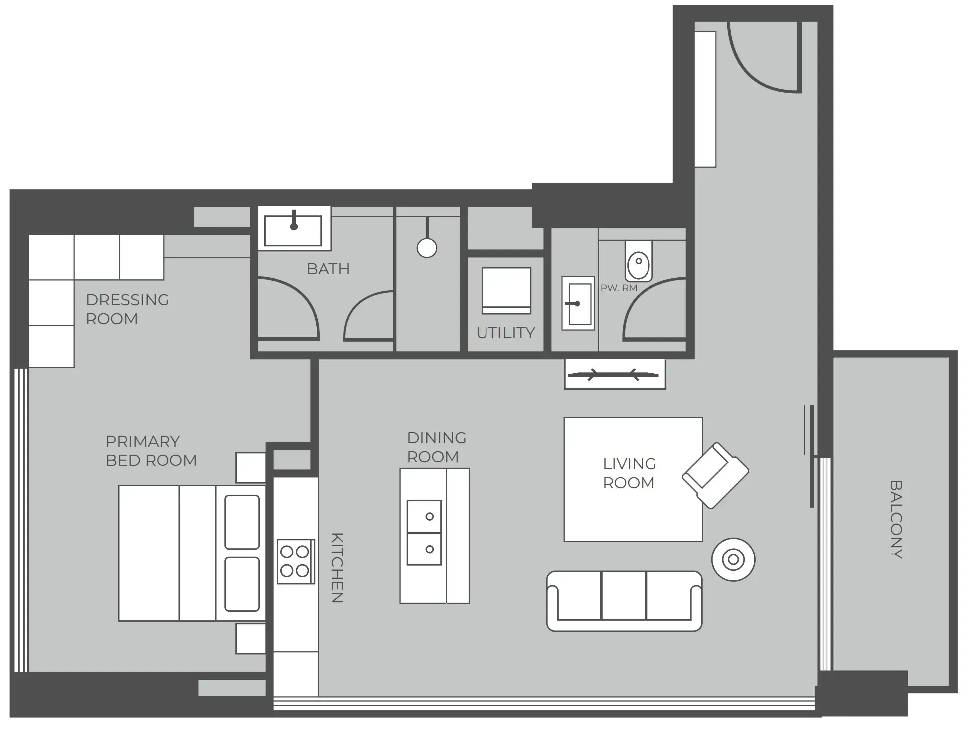 Prestige One Developments Parkway by Prestige One floor plan