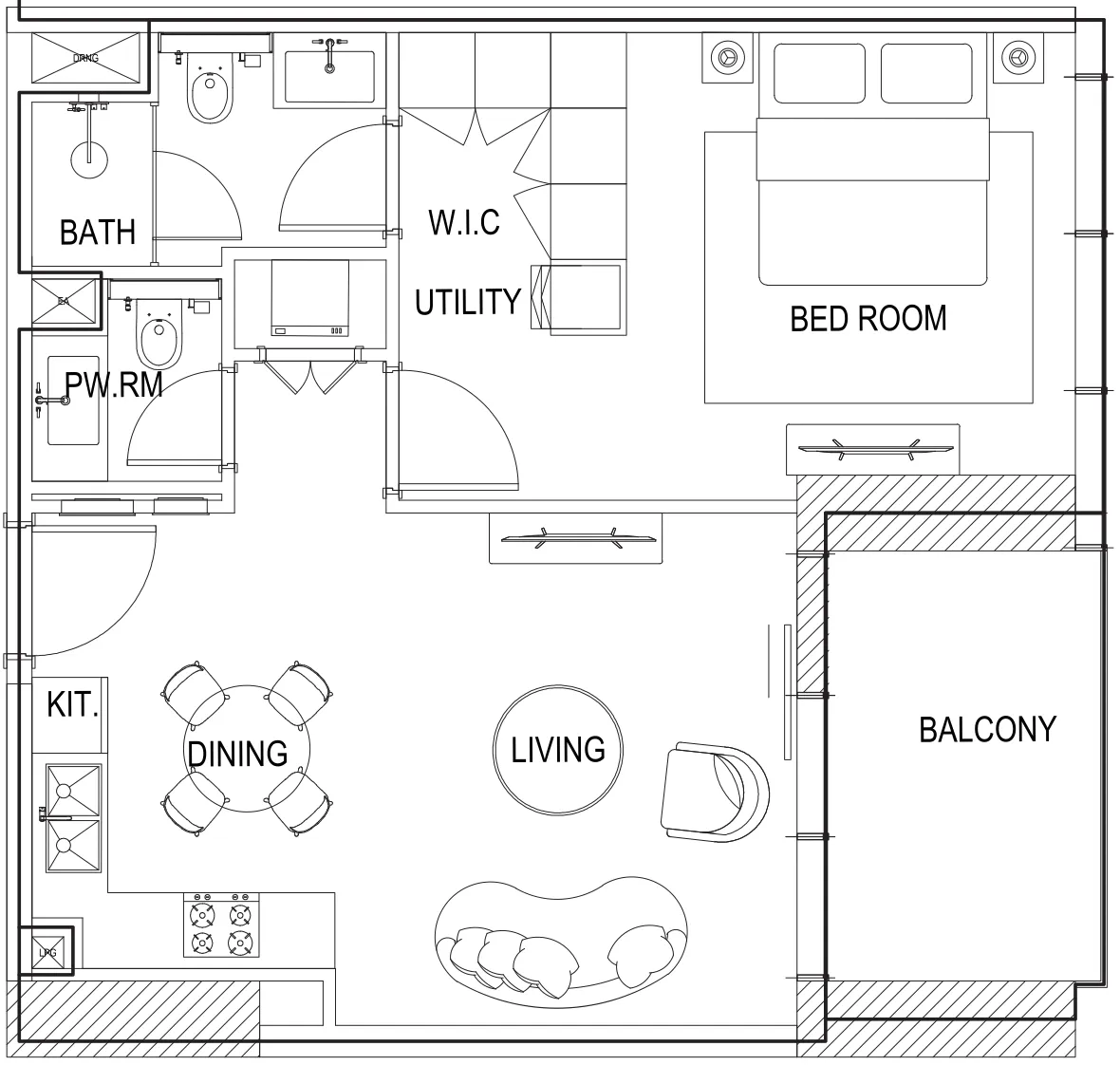 Prestige One Developments Parkway by Prestige One floor plan