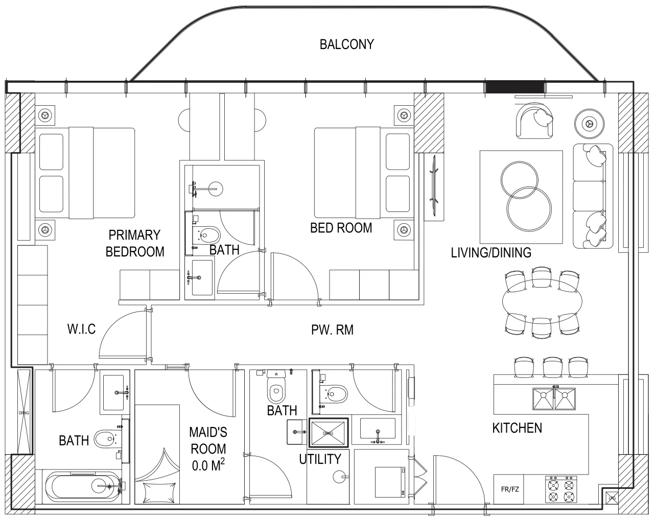Prestige One Developments Parkway by Prestige One floor plan