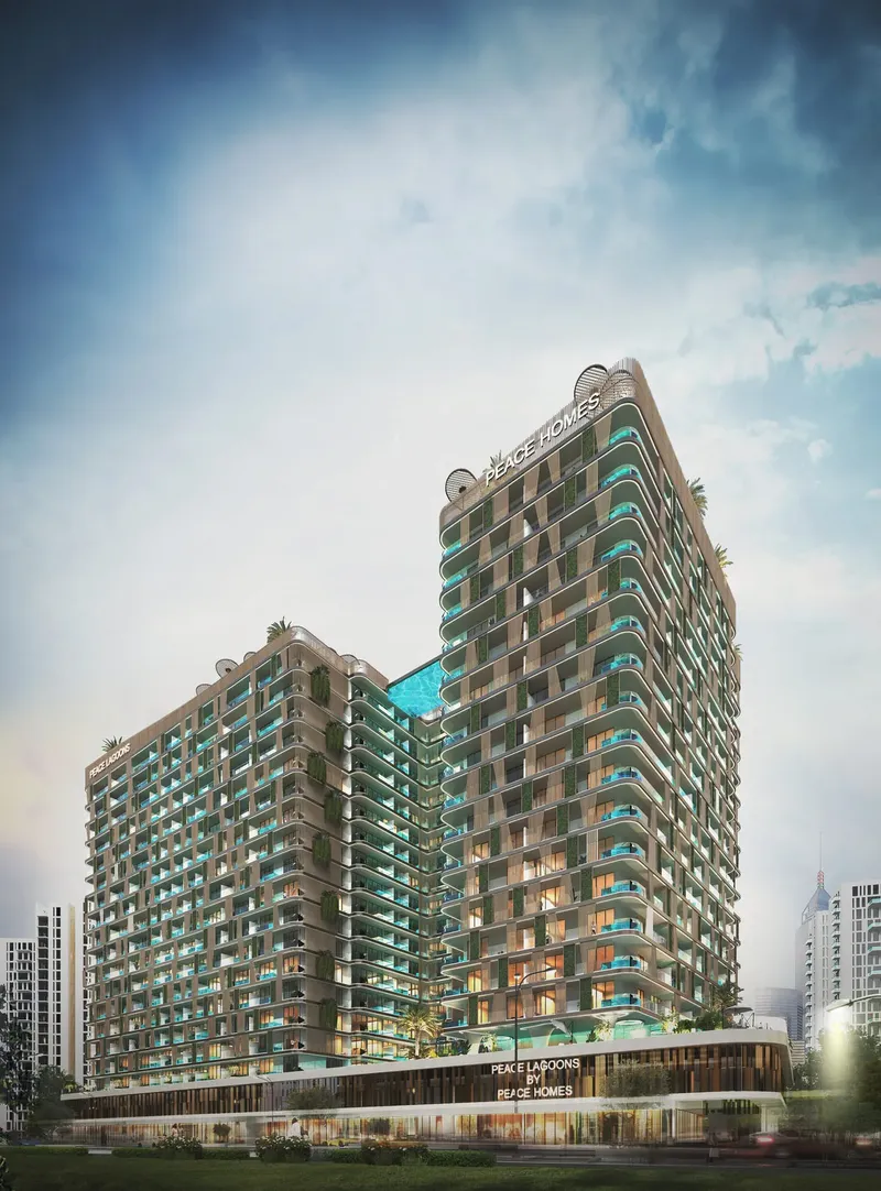 Exterior at Peace Lagoons 2 in Dubailand Residence Complex Dubai