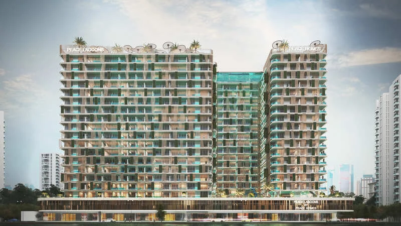 Exterior at Peace Lagoons 2 in Dubailand Residence Complex Dubai