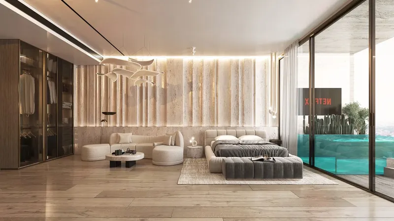 Interior at Peace Lagoons in Dubailand Residence Complex Dubai