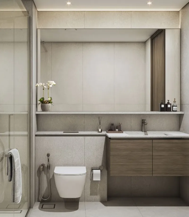 Interior at Pearlside Marina Residences in Siniya Island Umm Al Quwain