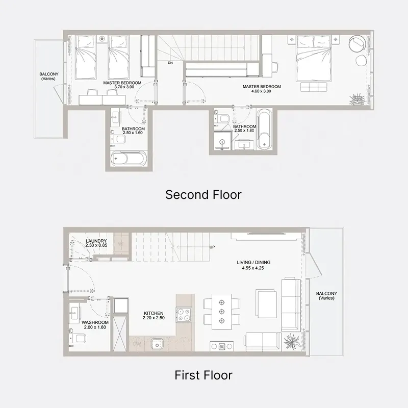 Reportage Properties Perla 1 at the Bay floor plan
