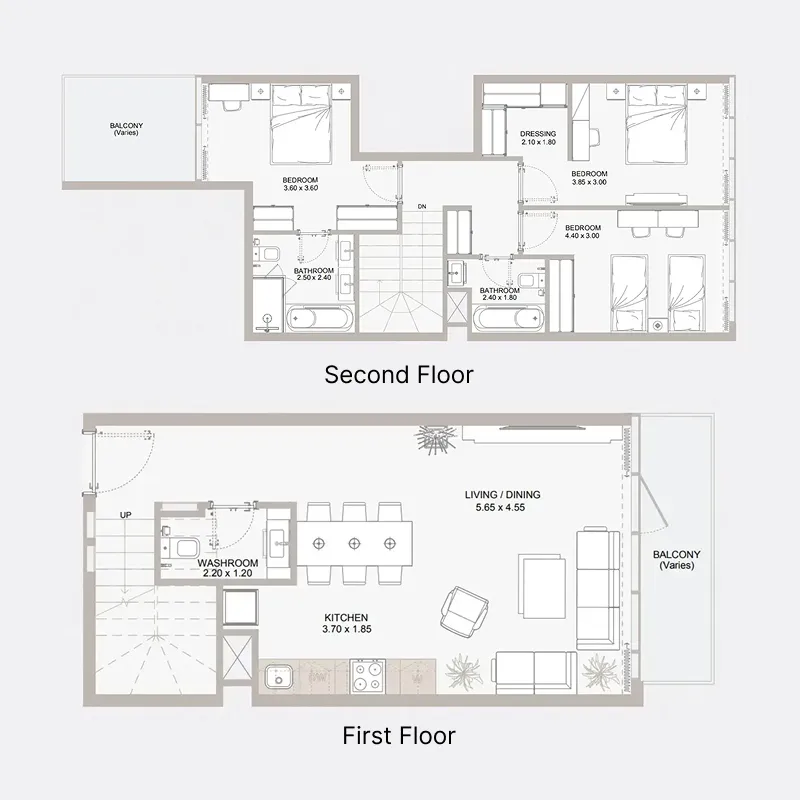 Reportage Properties Perla 1 at the Bay floor plan