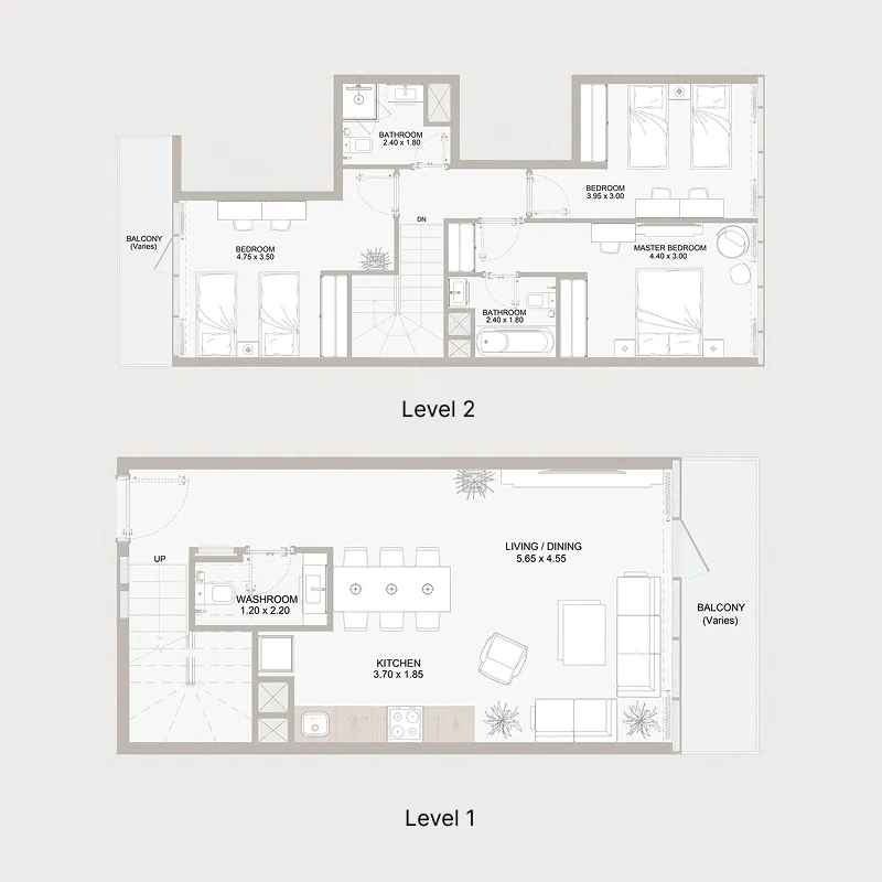 Reportage Properties Perla 1 at the Bay floor plan