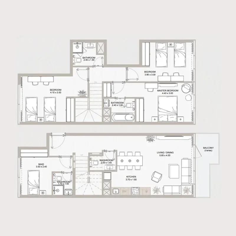 Reportage Properties Perla 1 at the Bay floor plan