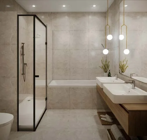 Interior at Perla 1 at the Bay in Yas Island Abu Dhabi