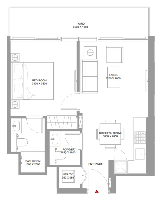 Sobha Pierside Marina Residences floor plan